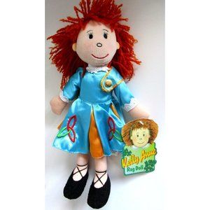 Kelly Anne Rag Doll - Irish Girl Soft Plush Red Hair Blue Dress Kiddiefun Dublin